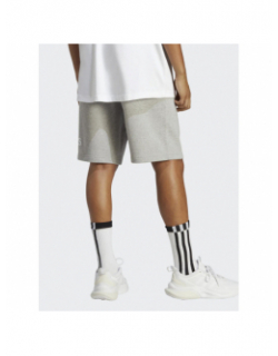 Short jogging bosshort gris chiné homme - Adidas