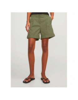 Short taille haute maddy kaki femme - Jjxx