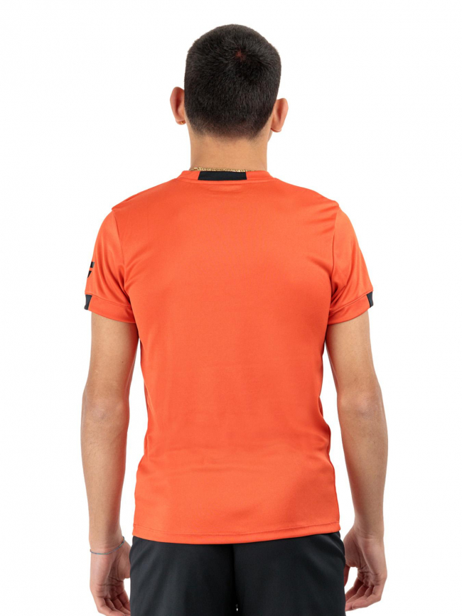 T-shirt de tennis play crew neck rouge enfant - Babolat