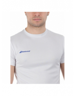 T-shirt de tennis play crew neck blanc homme - Babolat