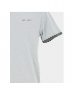 T-shirt the tee vert d'eau homme - Teddy Smith