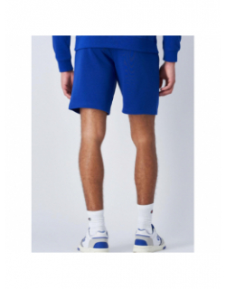 Short jogging logo brodé bleu homme - Champion