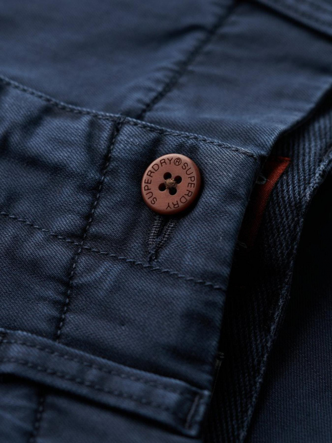 Short chino vintage officier bleu eclipse homme - Superdry