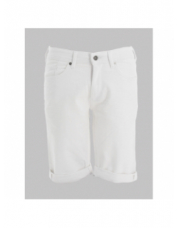 Short en jean scotty 3 regular blanc homme - Teddy Smith