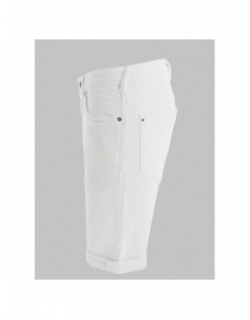 Short en jean scotty 3 regular blanc homme - Teddy Smith