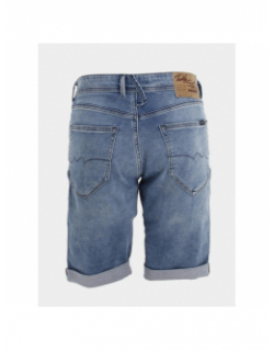 Short en jean scotty 3 regular bleu clair homme - Teddy Smith
