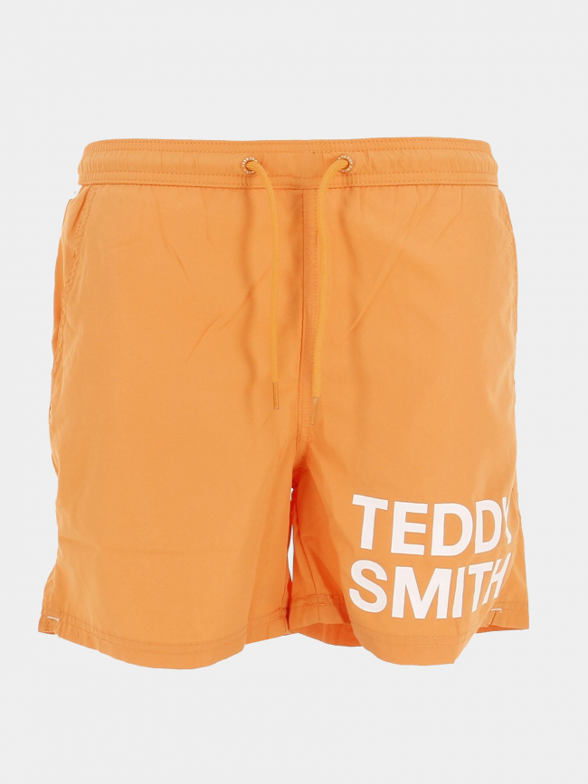 Short de bain diaz logo orange homme - Teddy Smith
