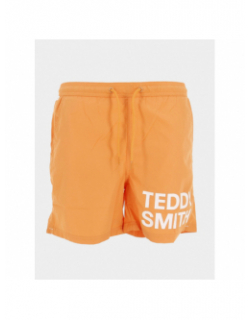 Short de bain diaz logo orange homme - Teddy Smith