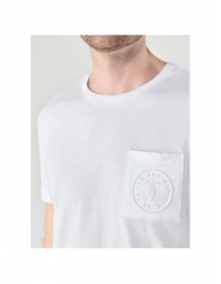 T-shirt paia poche blanc homme - Le Temps Des Cerises