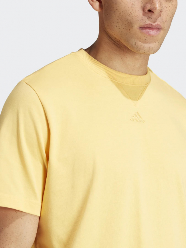 T-shirt all szn jaune homme - Adidas