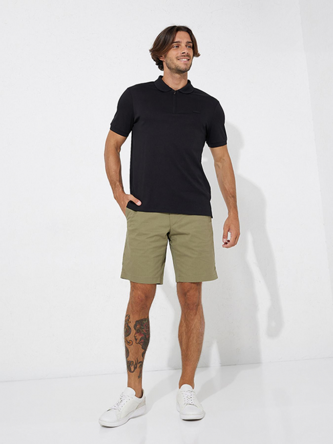 Short avec ceinture modern twill kaki homme - Calvin Klein