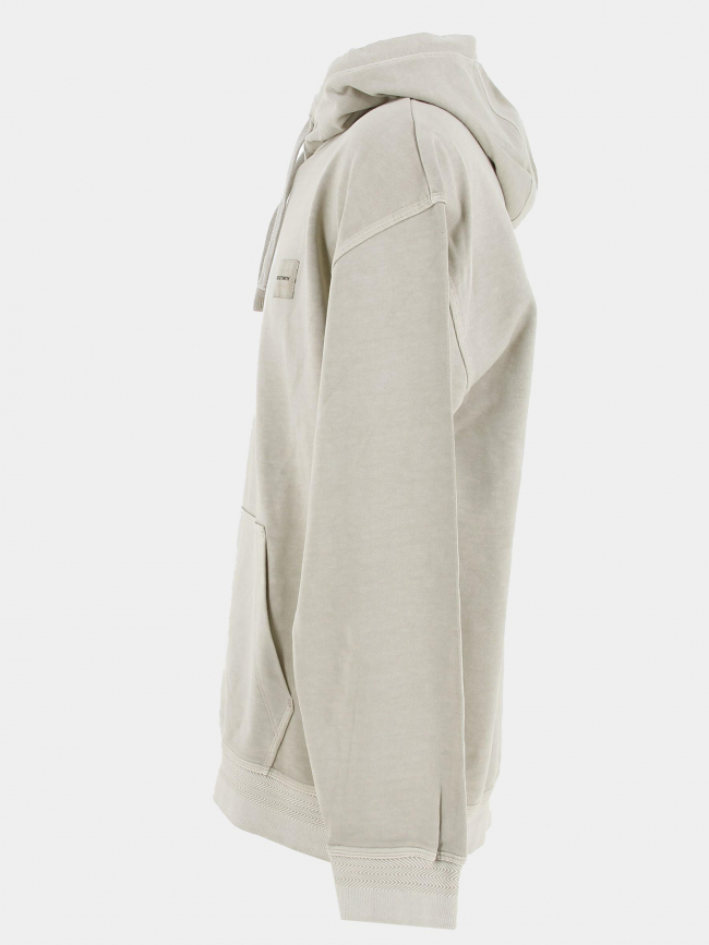 Sweat erick hoody beige homme - Teddy Smith