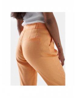 Pantalon fluide en lin orange femme - Salsa