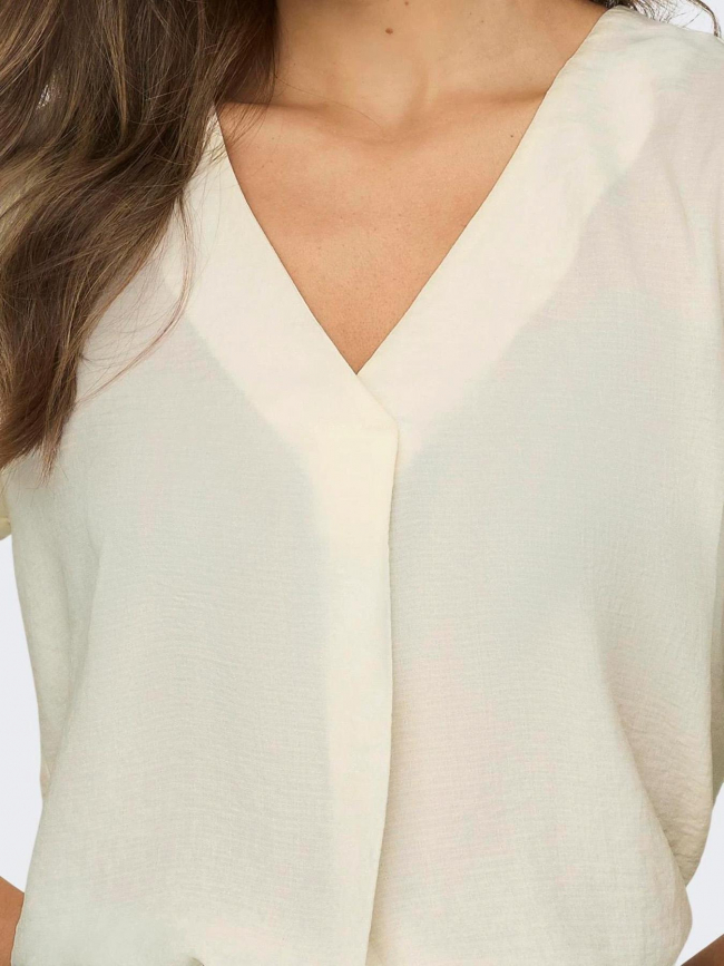 T-shirt fluide divya beige femme - Jacqueline De Yong