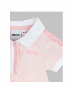 Robe polo rose bébé - Boss