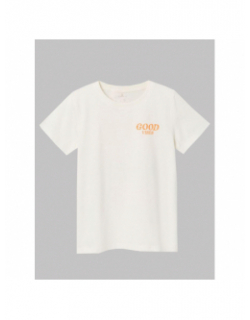 T-shirt fadser blanc enfant - Name it