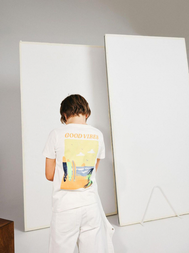 T-shirt fadser blanc enfant - Name it