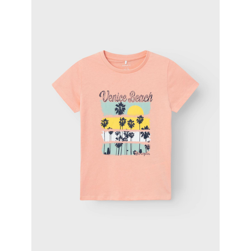 T-shirt hancy rose fille - Name It