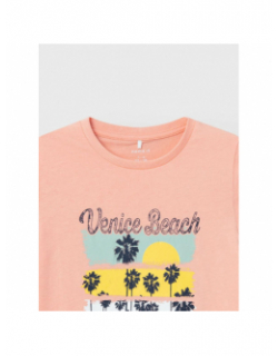 T-shirt hancy rose fille - Name It