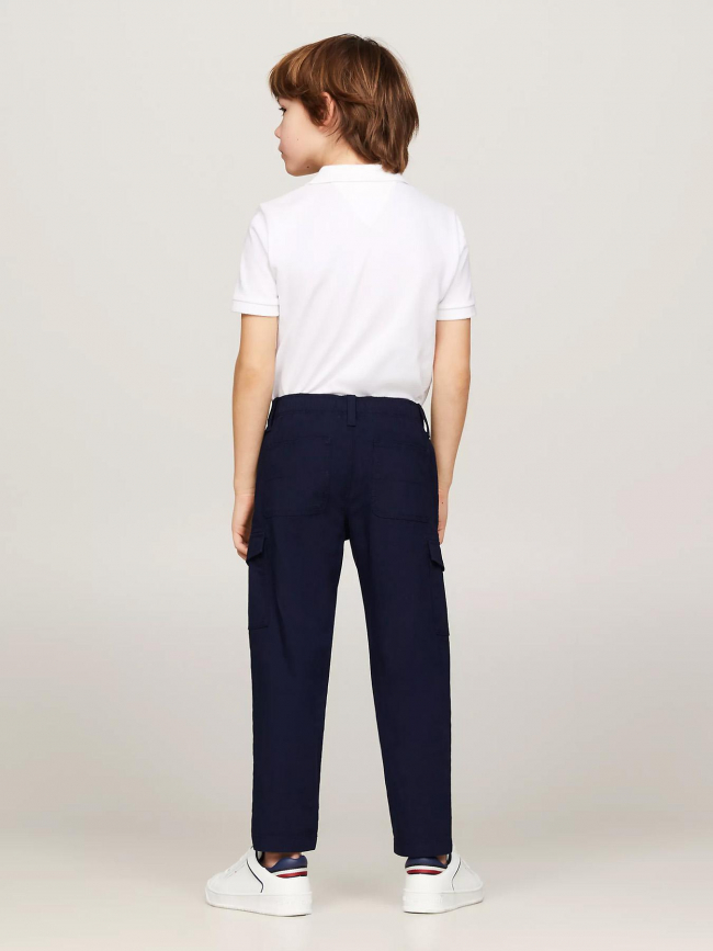 Pantalon cargo woven bleu marine garçon - Tommy Hilfiger