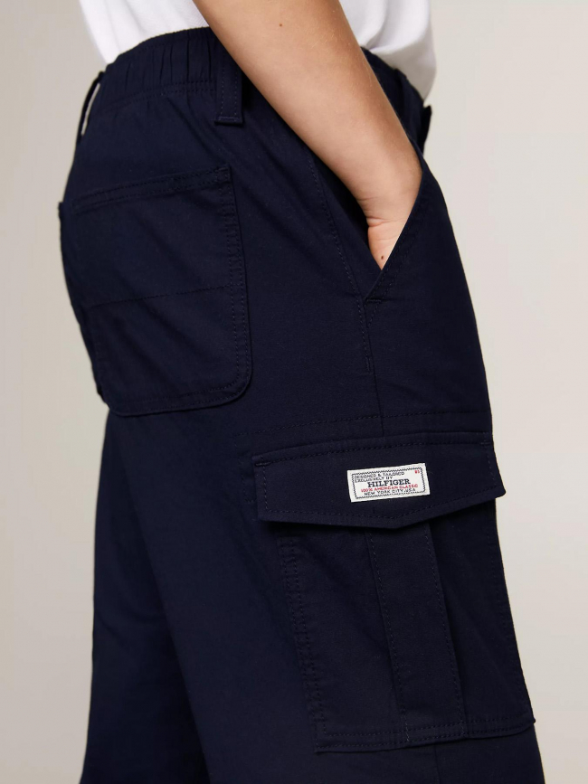 Pantalon cargo woven bleu marine garçon - Tommy Hilfiger