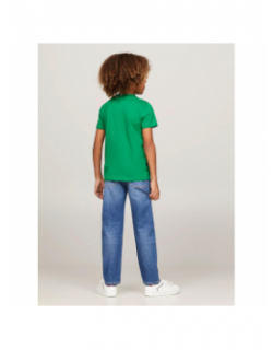 T-shirt logo classique vert garçon - Tommy Hilfiger