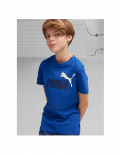 T-shirt essential logo bleu garçon - Puma
