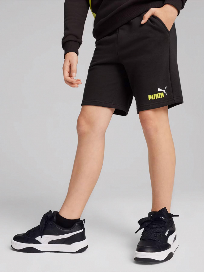 Short ess+2 noir garçon - Puma