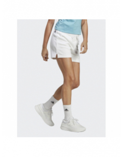 Short jogging linear blanc femme - Adidas