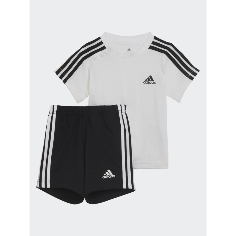 Ensemble sport t-shirt short 3s blanc garçon - Adidas