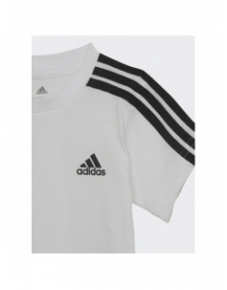 Ensemble sport t-shirt short 3s blanc garçon - Adidas