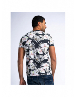 T-shirt  aop imprimé floral gris homme - Petrol Industries