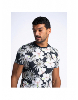 T-shirt  aop imprimé floral gris homme - Petrol Industries