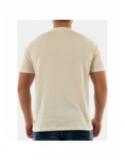 T-shirt lared logo beige homme - Sergio Tacchini