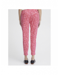 Pantalon imprimé kate rose femme - Ichi