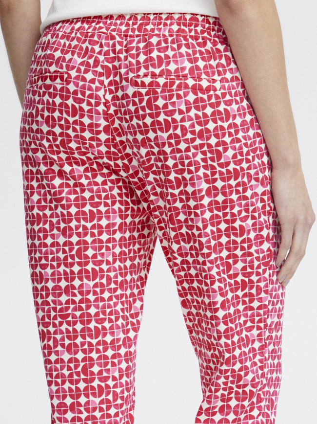 Pantalon imprimé kate rose femme - Ichi