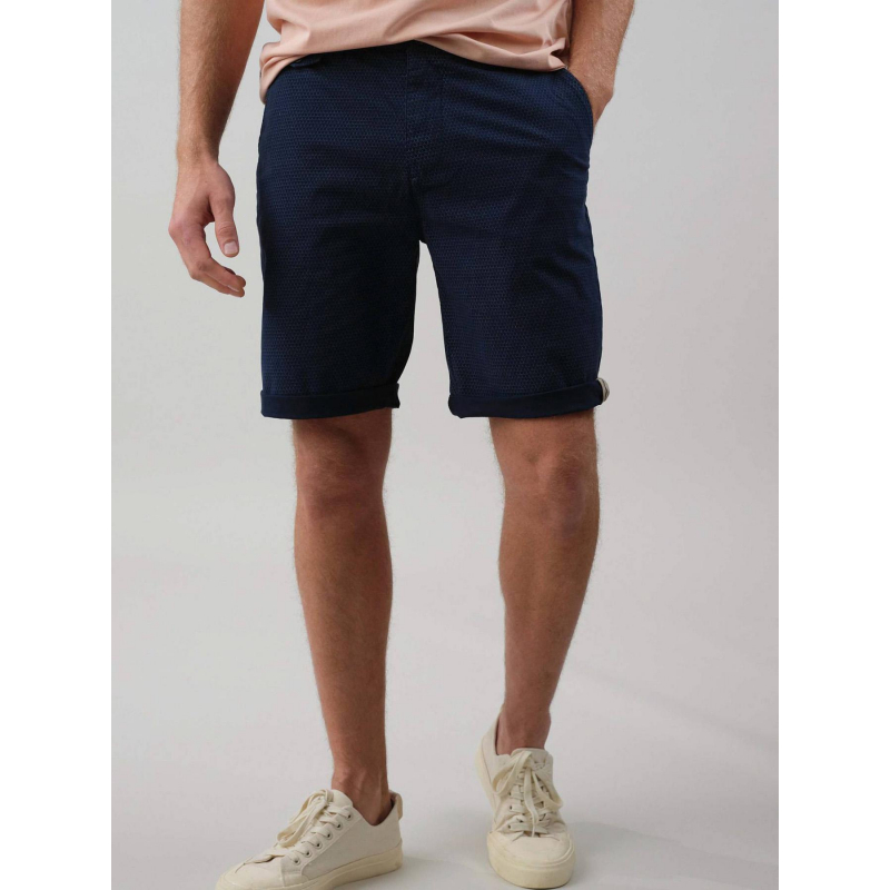 Short cuajani regular bleu marine homme - Deeluxe