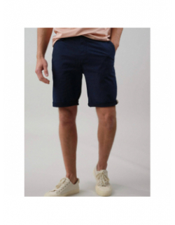 Short cuajani regular bleu marine homme - Deeluxe