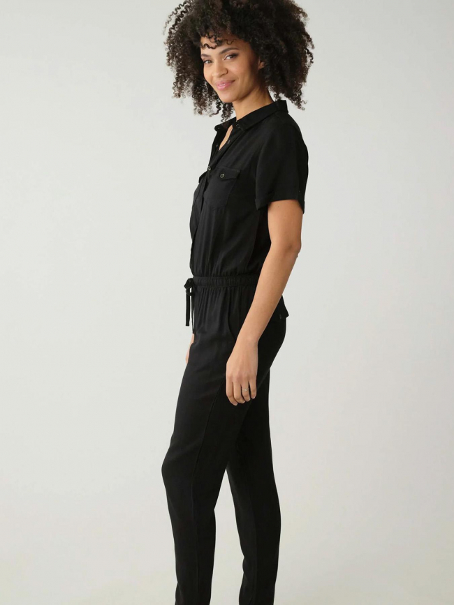 Combinaison pantalon savane noir femme - Deeluxe
