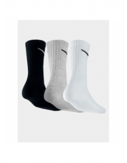 Pack 3 paires de chaussettes noir gris blanc enfant - Nike