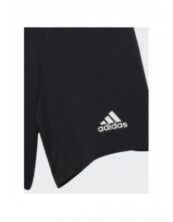 Ensemble short + t-shirt logo rouge noir enfant - Adidas