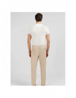 Pantalon taille élastique edimbourg beige homme - Eden Park