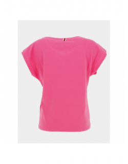 T-shirt ajaccio rose fuchsia femme - Happy and So