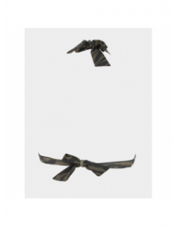 Haut de maillot de bain zébré kaki noir femme - Happy & So