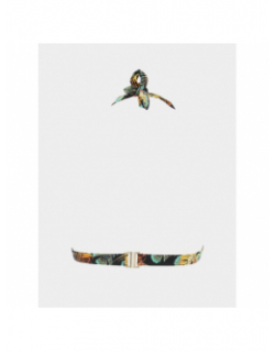 Haut de maillot de bain deep jaune noir femme - Happy & So