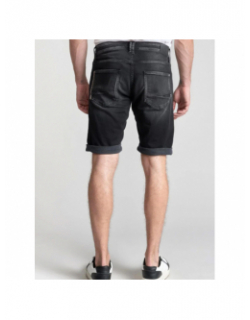 Bermuda blue jogg noir homme - Le Temps Des Cerises