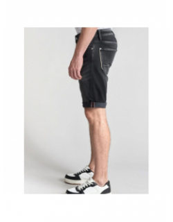 Bermuda blue jogg noir homme - Le Temps Des Cerises