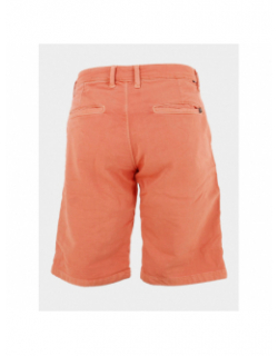 Short chino jogg swoop corail homme - Le Temps Des Cerises