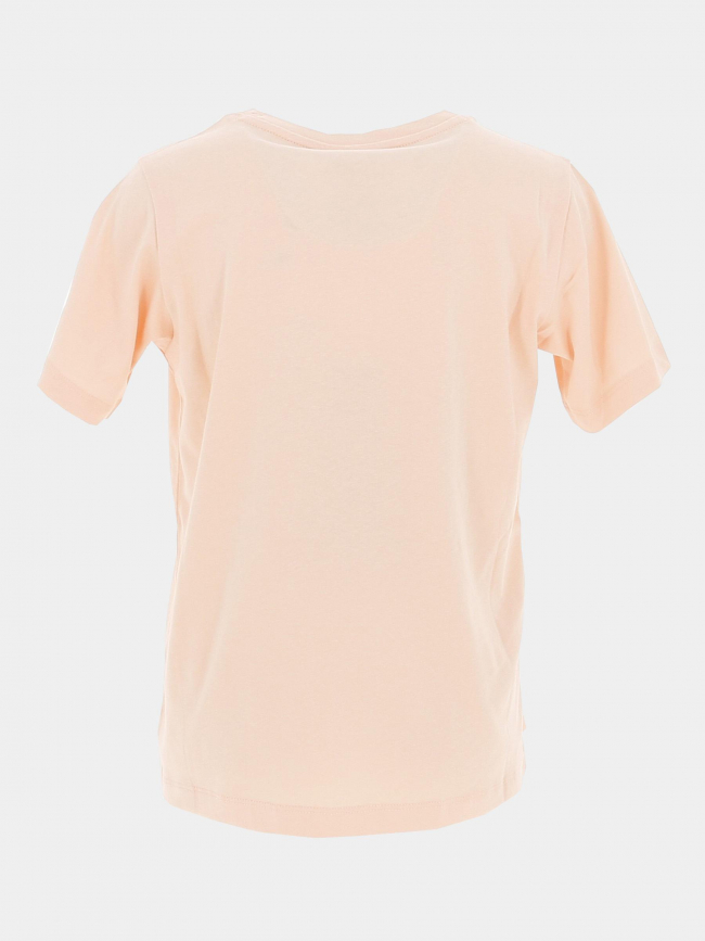 T-shirt logo dégradé vert crewneck rose fille - Champion