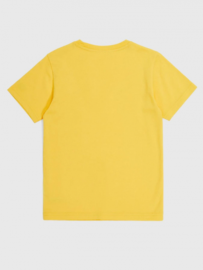 T-shirt crewneck logo jaune enfant - Champion
